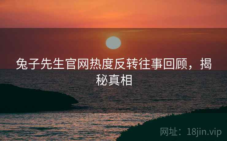兔子先生官网热度反转往事回顾，揭秘真相