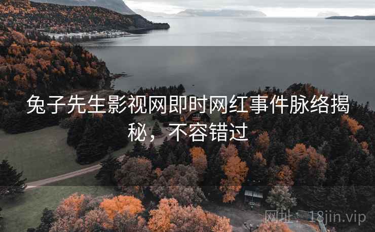 兔子先生影视网即时网红事件脉络揭秘，不容错过
