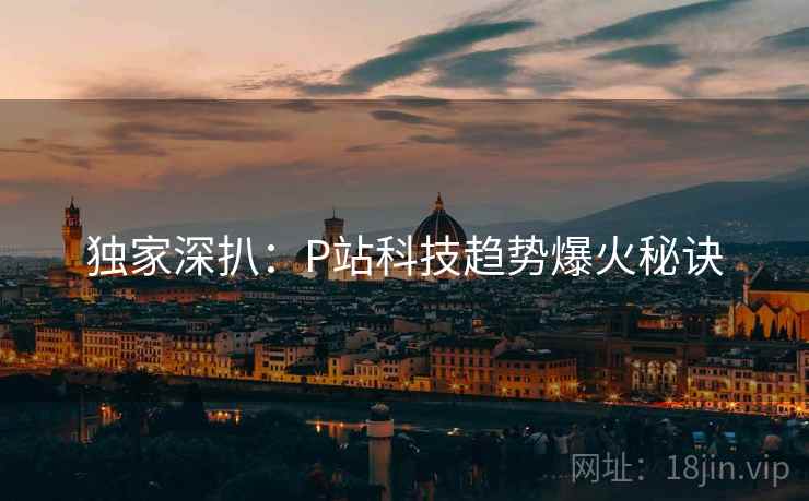 独家深扒：P站科技趋势爆火秘诀