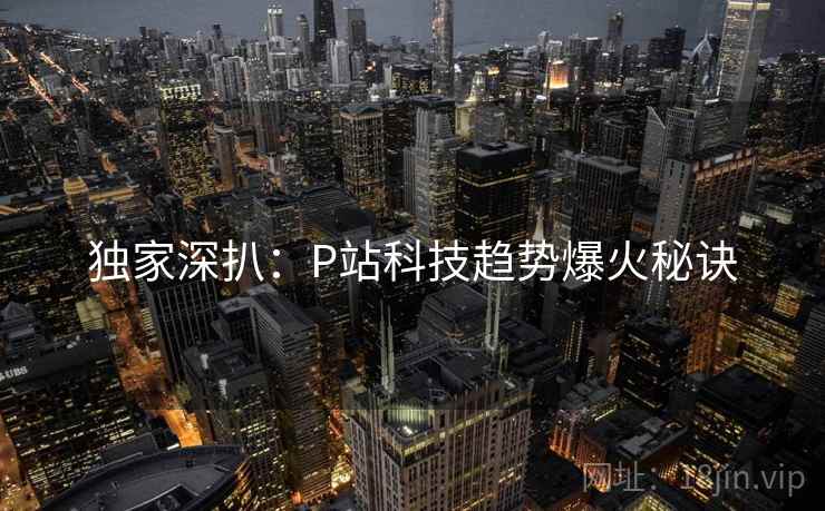 独家深扒：P站科技趋势爆火秘诀