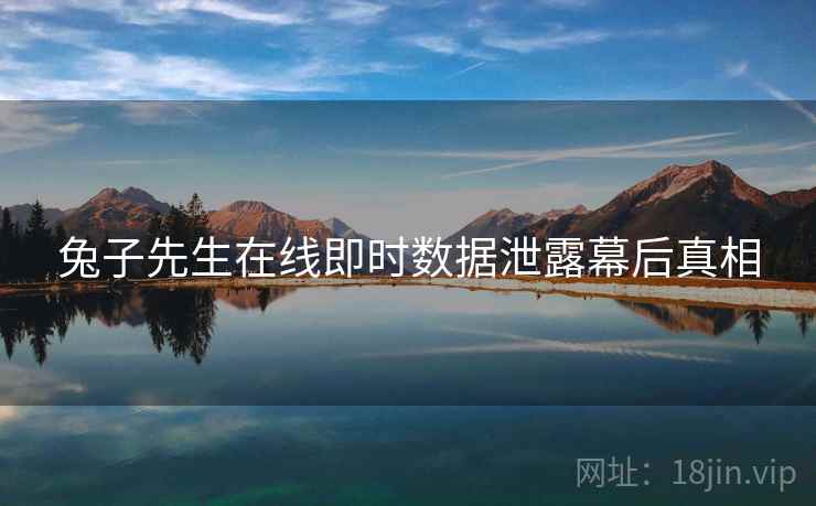 兔子先生在线即时数据泄露幕后真相